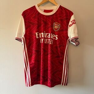 Arsenal FC Home Jersey 2020-21 Emirates Red White Soccer Shirt Mens Large